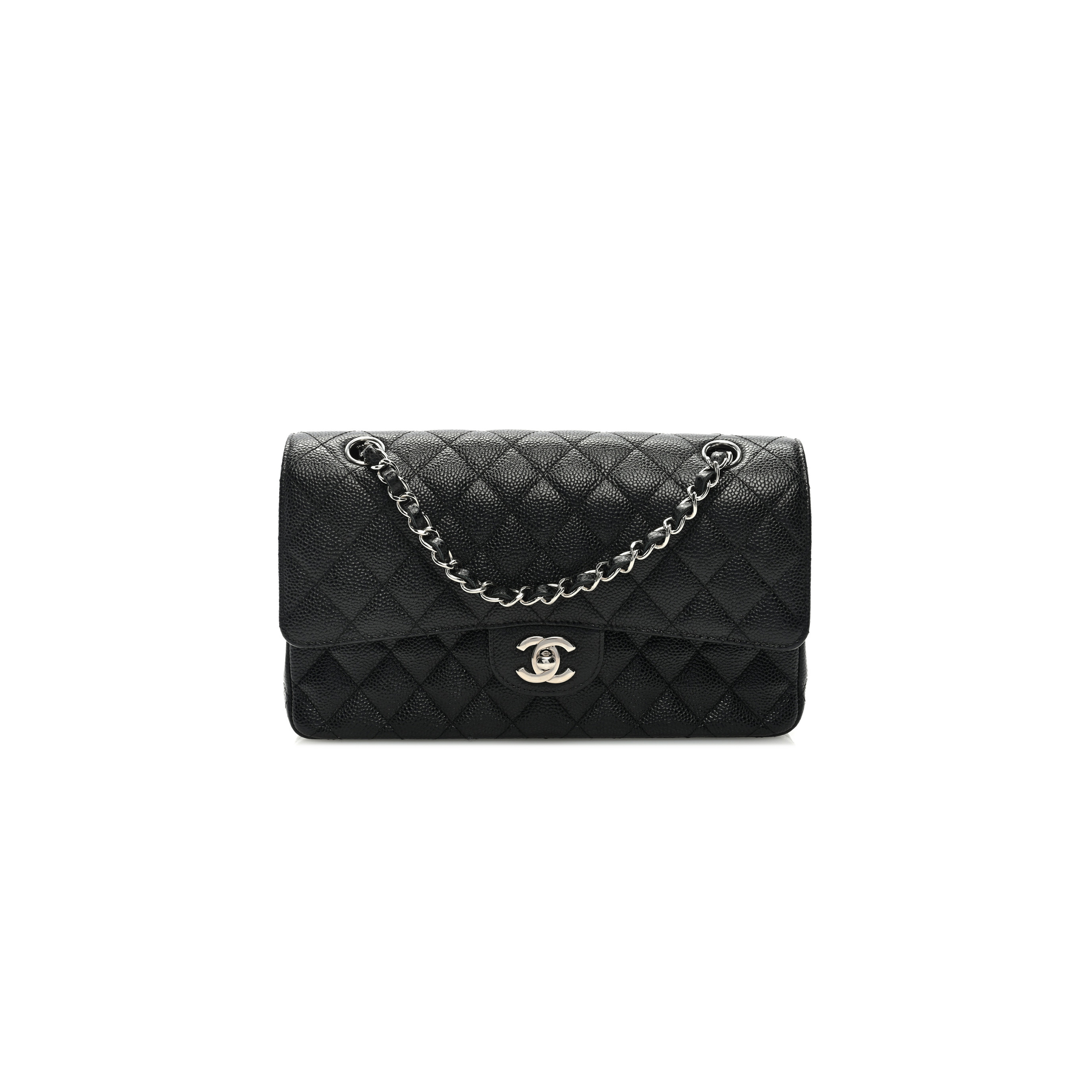 CHANEL CAVIAR QUILTED MEDIUM CLASSIC FLAP 1403076 (25*15*7cm)